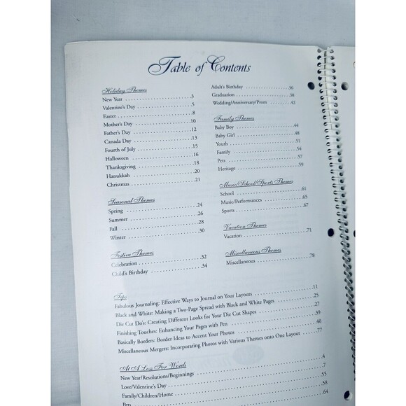 Creative Memories Page Design & Layout Ideas Vol VII Easy Scrapbook Page Designs - Picture 4 of 5